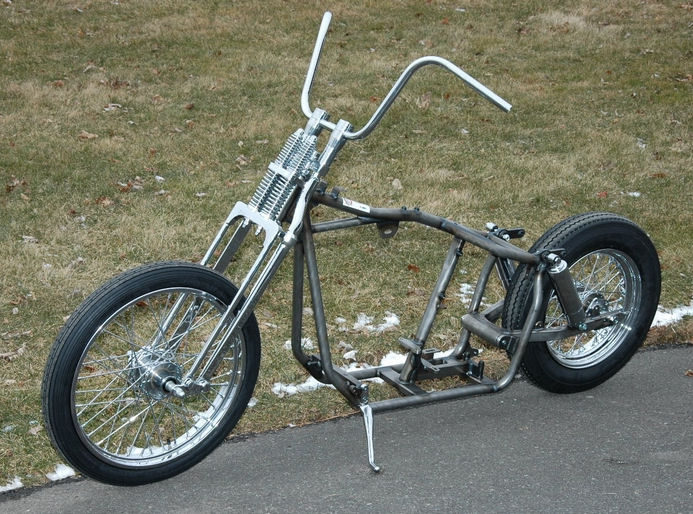 KRAFT TECH / ACM CHOPPER BOBBER CUSTOM HARLEY SHOVELHEAD FRAME ROLLING ...