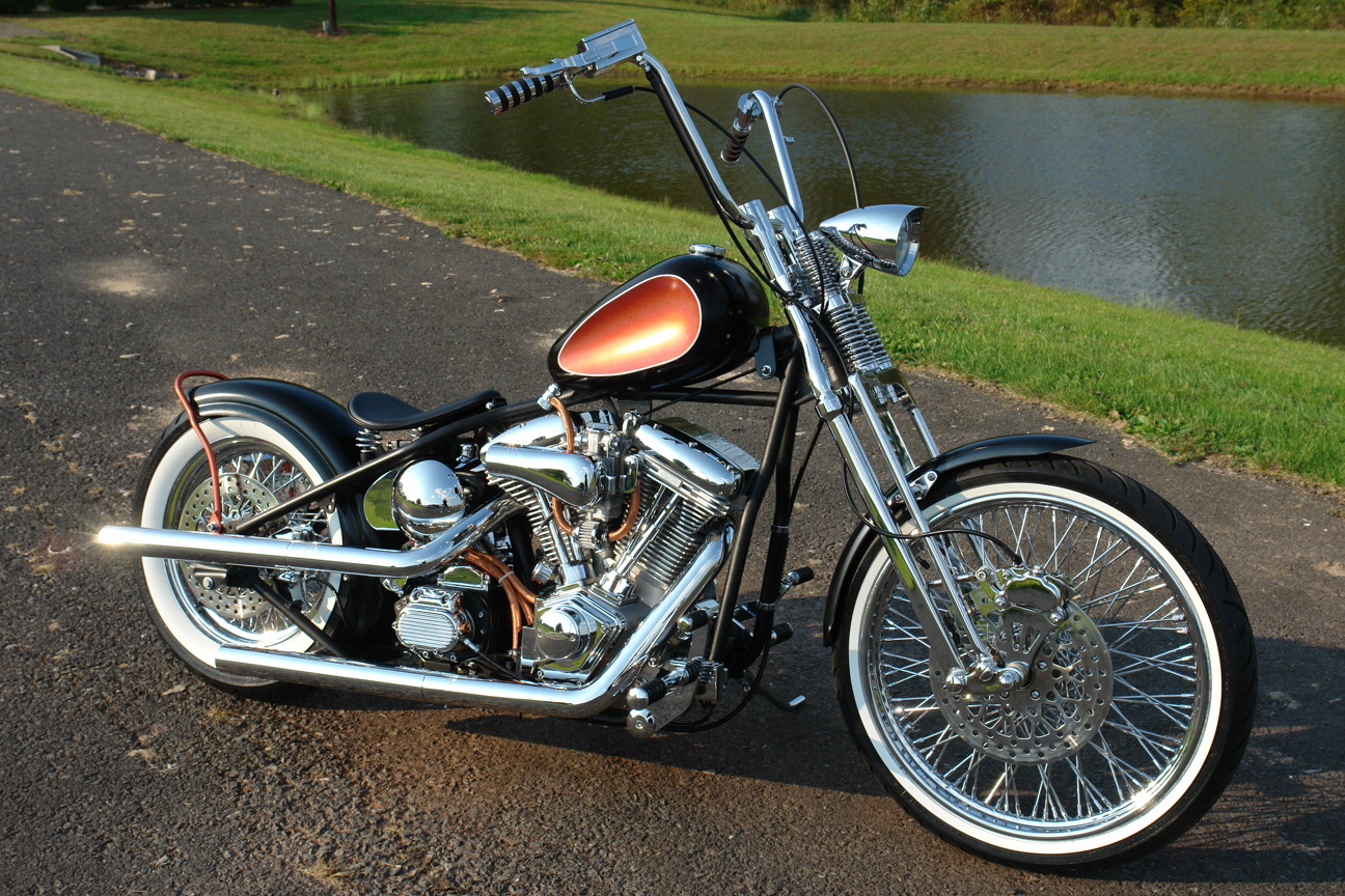 Purchase Dna 4 Under Chrome Springer Front End Forks Harley Bobber